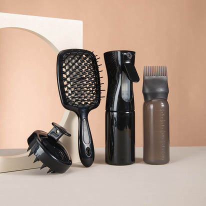 Detangling Brush, Spray Bottle, Shampoo Brush, Scrub Brush