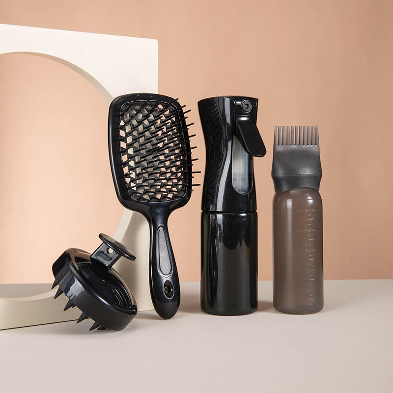 Detangling Brush, Spray Bottle, Shampoo Brush, Scrub Brush